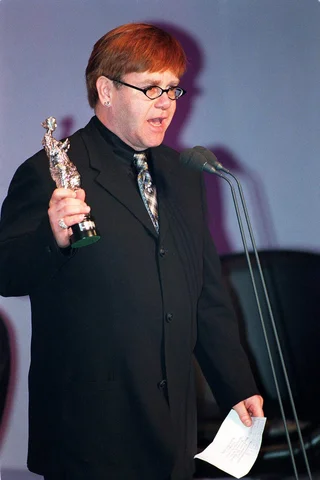 Date: June 4, 1998  Location: Grosvenor House, Park Lane, London  Award: International Hit of the Year – Candle in the Wind 1997