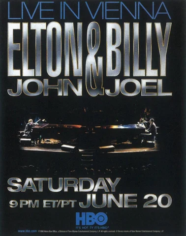 Jun 20 1998 AUSTRIA CONCERT - Face To Face - Wiener Praterstadion-Ernst -Happel-Stadion, Vienna - Elton John & Billy Joel
