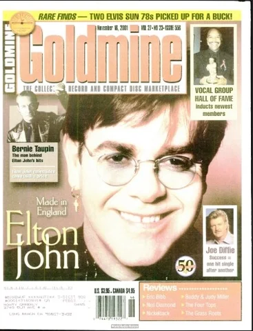 GOLDMINE #556 November 16, 2001