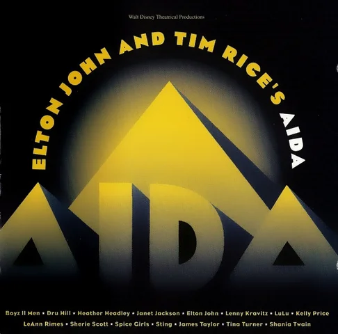 UK CD - ELTON JOHN & TIM RICE'S AIDA Walt Disney Theatrical Productions / Island Records