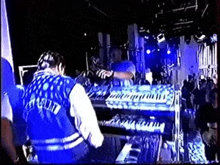 Mar 29 1999 FRANCE TV - Nulle Part Ailleurs (Canal+)  +Philadelphia Freedom Solo electric keyboard performance live on French TV.