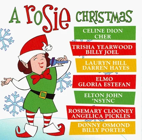 US CD - A Rosie Christmas - Rosie O'Donnell Columbia Records - White Christmas Rosie O'Donnell and Elton John An all-star Christmas duets album. Proceeds to Rosie's For All The Kids Foundation.