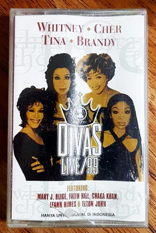 US CD and VIDEO - VH1 DIVAS LIVE/99 Arista 07822-14604-2